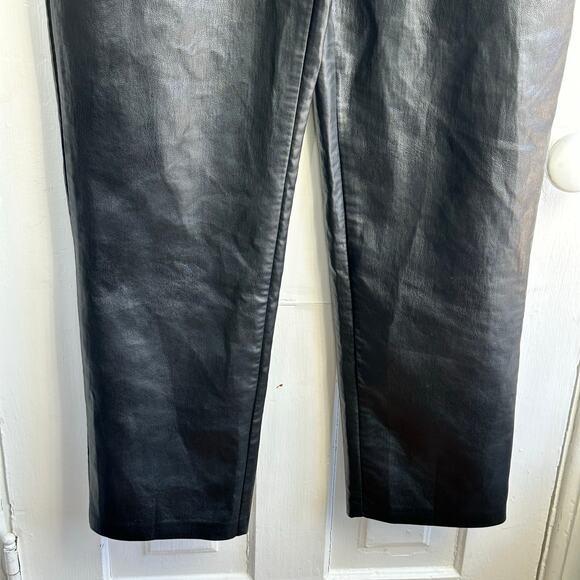 Artizia Wilfred The Melina High Waisted Vegan Leather Pants - Picture 4 of 9